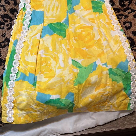 Lilly Pulitzer (HOLY GRAIL) yellow first impressions HARD TO FIND SIZE 8 - Picture 8 of 9